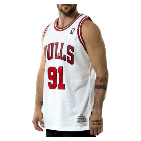 Mitchell & Ness Chicago Bulls NBA Swingman Jersey Bulls 97-98 Dennis Rodman M SMJYAC18079-CBUWHI