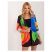 Black jacket with colorful print