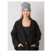 RUE PARIS Dark gray knitted beanie