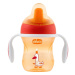 CHICCO Hrnček Training s držadlami 200 ml orange 6 m+