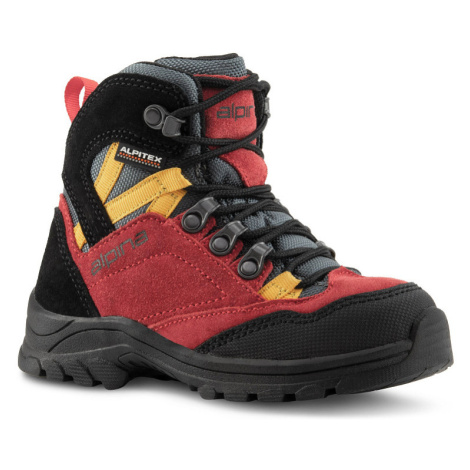 Detské trekingové topánky Alpina ALV JR red 64287K