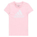 ADIDAS SPORTSWEAR Funkčné tričko 'Essentials Big Logo '  ružová / biela