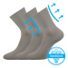 Ponožky BOMA Diarten light grey 3 páry 100606