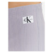 Calvin Klein Jeans Bavlnené nohavice J20J221597 Fialová Regular Fit
