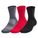 Ponožky UNDER ARMOUR 3 PACK-UA 3-Maker Mid-Crew-RED