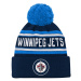 Winnipeg Jets detská zimná čiapka Jacquard Cuffed Knit With Pom