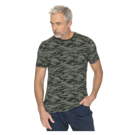 BUSHMAN EXTON Pánske tričko, khaki, veľkosť