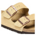 Birkenstock Arizona Suede Leather Latte Cream Regular Fit