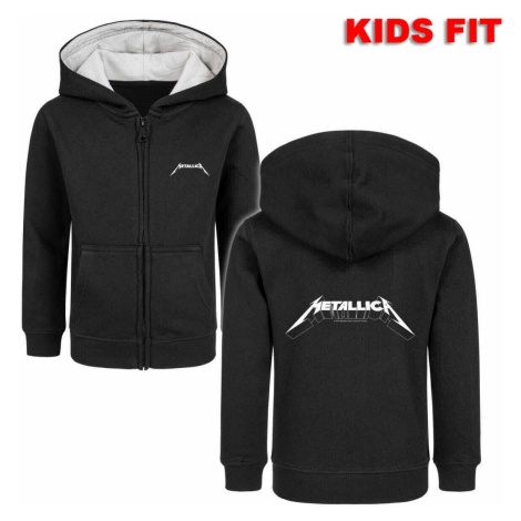 mikina s kapucňou METAL-KIDS Metallica (Logo) Čierna