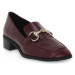 S.piero  BORDEAUX FLAT RUBBER  Mokasíny Červená