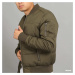 Bunda Urban Classics Basic Quilt Bomber Jacket Olive