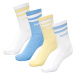 Hummel Športové ponožky  svetlomodrá / svetložltá / biela
