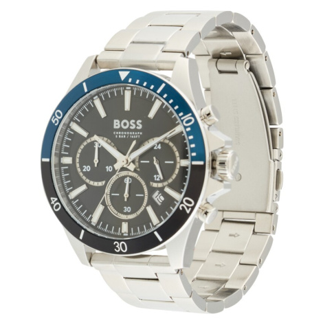 BOSS Analógové hodinky 'TROPER'  modrá / čierna / strieborná Hugo Boss