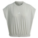 ADIDAS SPORTSWEAR Funkčné tričko 'Hyperglam'  béžová / biela
