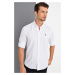 G674 DEWBERRY MEN'S SHIRT-WHITE