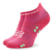 Compressport Ponožky Kotníkové Unisex Pro Racing Socks v4.0 Run Low XU00047B Ružová