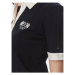 Tommy Hilfiger Úpletové šaty F&F Crest 85 Polo Dress Rib WW0WW40617 Tmavomodrá Regular Fit