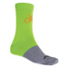 Ponožky Sensor Tour Merino zelená/sivá