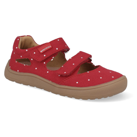 Barefoot sandálky Protetika - Tafi red
