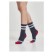 Ponožky Urban Classics Multicolor Socks 2-Pack tmavomodré