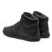 Calvin Klein Sneakersy High Top Lace Up Logo HM0HM01492 Čierna