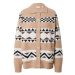 LEVI'S ® Kardigán 'Alaska Sweater'  farba ťavej srsti / čierna / biela