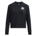 Dámska mikina UNDER ARMOUR UA Rival Terry Graphic Crew-BLK