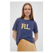 Bavlnené tričko Polo Ralph Lauren tmavomodrá farba, 211910130