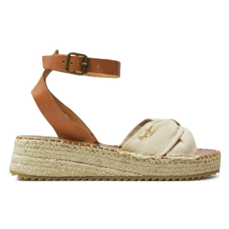 Pepe Jeans Espadrilky Kate One PLS90659 Biela