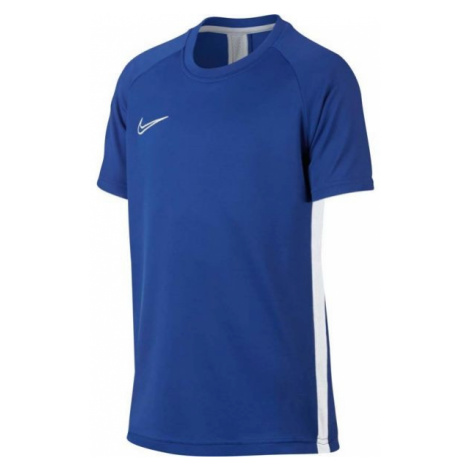 Nike DRY ACDMY TOP SS Detské tričko, modrá, veľkosť
