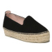 Manebi Espadrilky Double Sole Espadrilles K 1.0 D0 Čierna