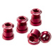 Šrouby do převodníku Reverse Alloy 7 mm, 4 ks Red