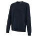 Mikina Woolrich Logo Script Crewneck Melton Blue