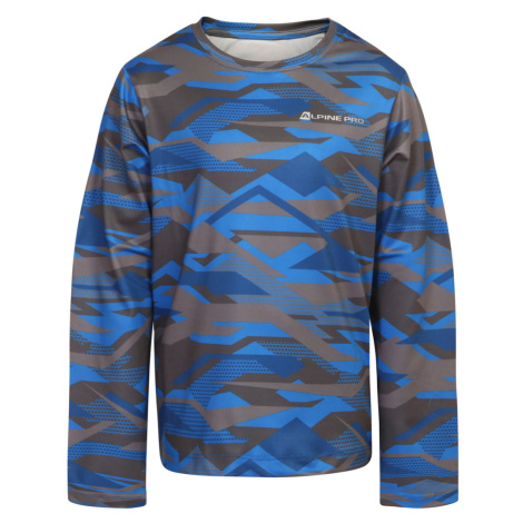 Alpine Pro Danzo Detské tričko s dlhým rukávom KTSX347 cobalt blue