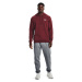 Mikina Under Armour Essential Fleece Hoodie Chestnut Red