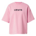 LEVI'S ® Tričko 'Graphic Louise SS Crew'  staroružová / čierna