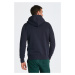 MIKINA GANT EMBOSSED FULL ZIP HOODIE EVENING BLUE