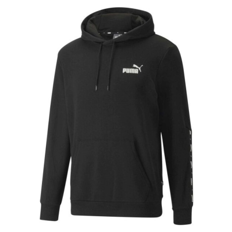 Puma ESSENTIALS + TAPE HOODIE TR Pánska mikina, čierna, veľkosť