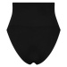 Čierne bezšvové nohavičky s vysokým pásom Seamless High Waist Brief
