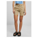 Women's High Waisted Cargo Shorts Union Beige