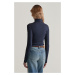 ROLÁK GANT SLIM RIB TURTLENECK EVENING BLUE