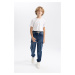 DEFACTO Boy&#39;s Cargo Jogger Elastic Banded Leg Jean Trousers