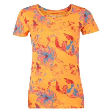 ALPINE PRO HATCHA Dámske tričko, oranžová, veľkosť