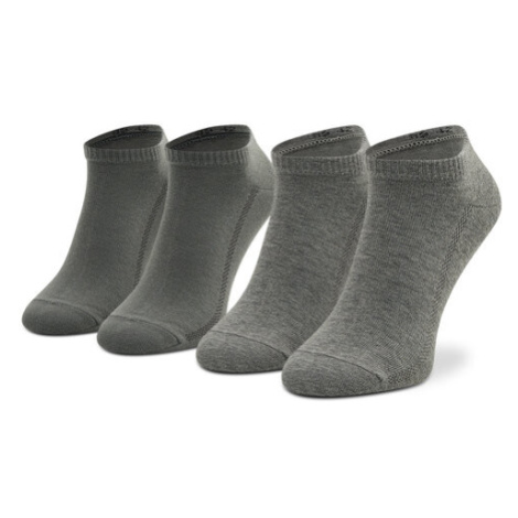 Levi's® Súprava 2 párov kotníkových ponožiek unisex 993051001 Sivá Levi´s