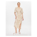 Calvin Klein Každodenné šaty Wave Print K20K205222 Béžová Regular Fit