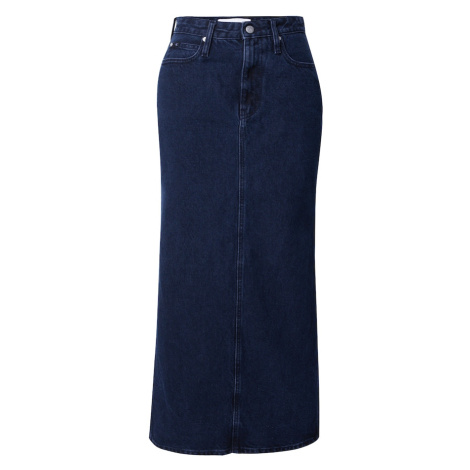 Calvin Klein Jeans Sukňa  modrá denim