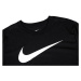 Pánske tričko s krátkym rukávom NIKE M NSW TEE ICON SWOOSH-010 BLACK WHITE