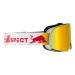 Lyžiarske okuliare RED BULL SPECT SOAR-14RE2, white red snow - orange with red mirror cat. S2