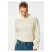 Koton Basic Stand Collar Knitwear Sweater Long Sleeve