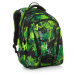 Bagmaster BAG 23 A študentský batoh - zelený čierny zelený 30 l 230201